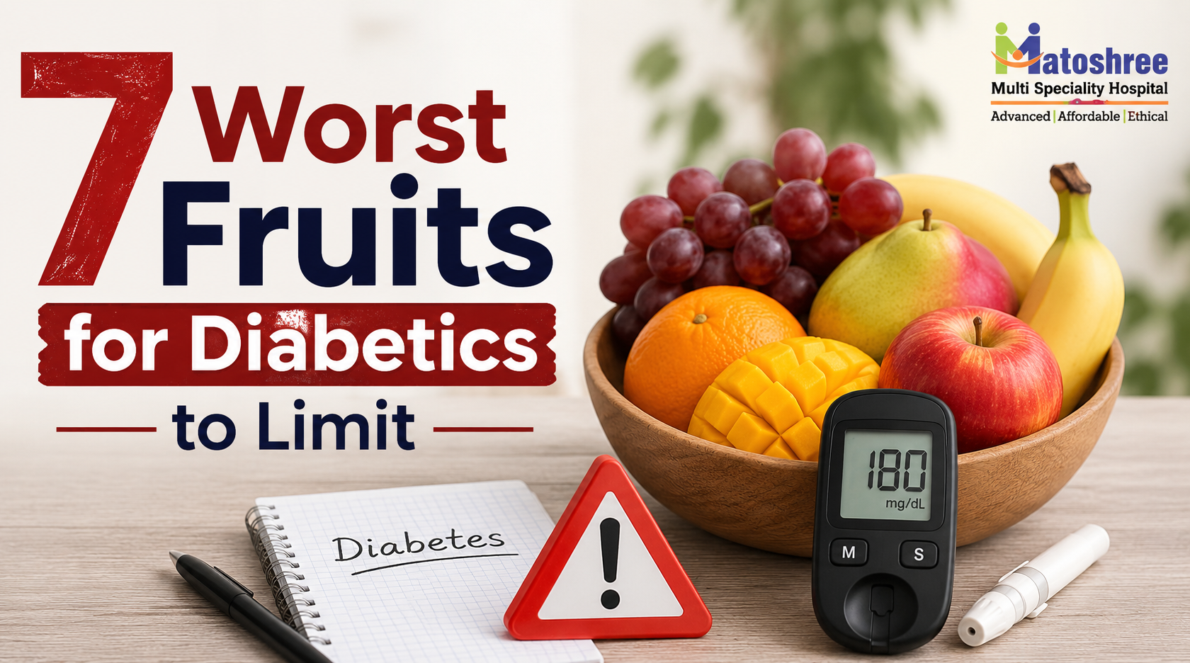 7 Worst Fruits for Diabetics to Limit- And the Best Alternatives